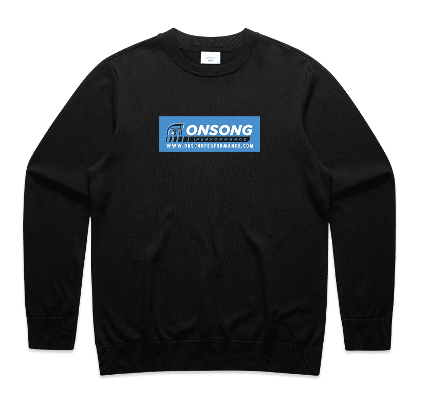 OnSongPerformance box logo sweater